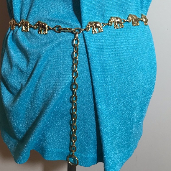 Vintage gold elephant belt - Picture 5 of 5